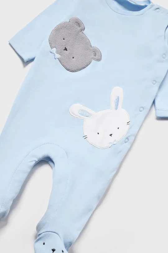μπλε Mayoral Newborn Φόρμες μωρού (2-pack) + śliniak