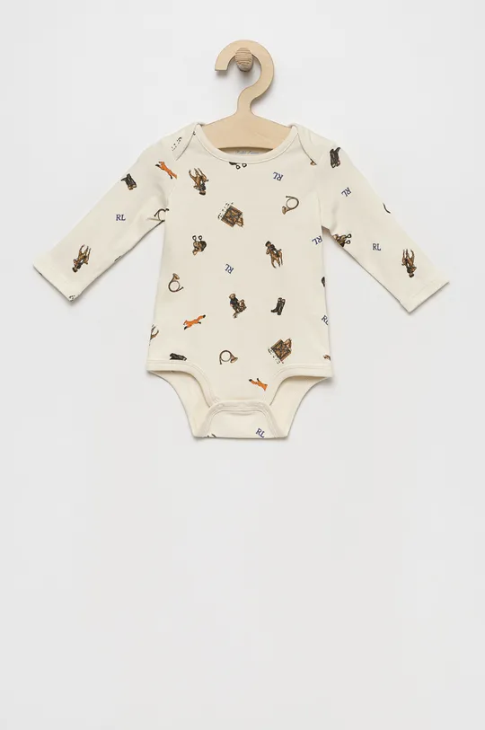 Polo Ralph Lauren bombažen body za dojenčka (2-pack) Fantovski