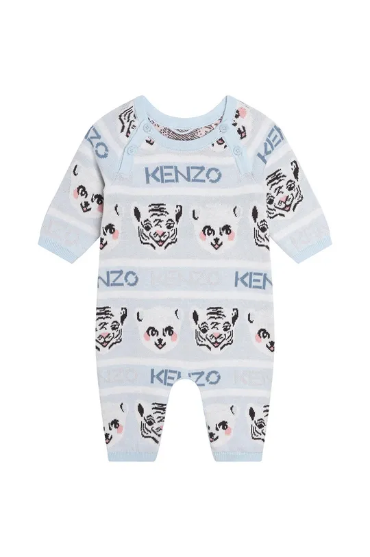 μπλε Kenzo Kids Βρεφική βαμβακερή ρόμπα Για αγόρια