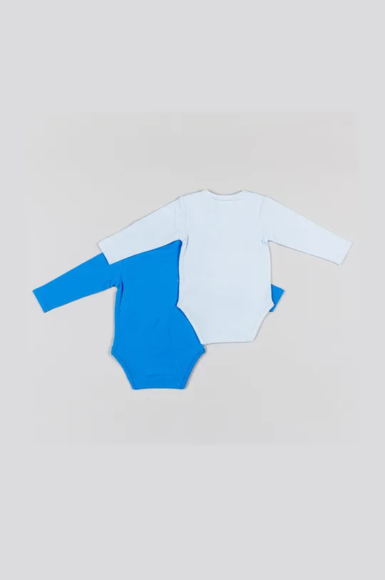 zippy bombažen body za dojenčka (2-pack) modra