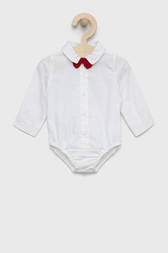 бял Birba&Trybeyond Бебешка памучна риза Момче