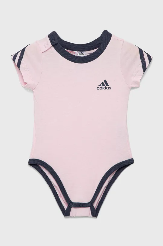 ροζ adidas Βαμβακερά φορμάκια για μωρά Για κορίτσια