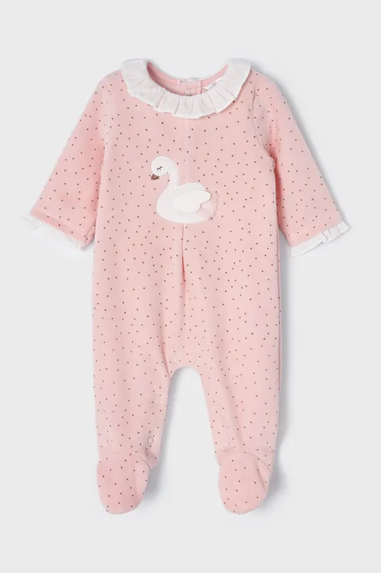 Mayoral Newborn Φόρμες με φουφούλα μωρού ροζ