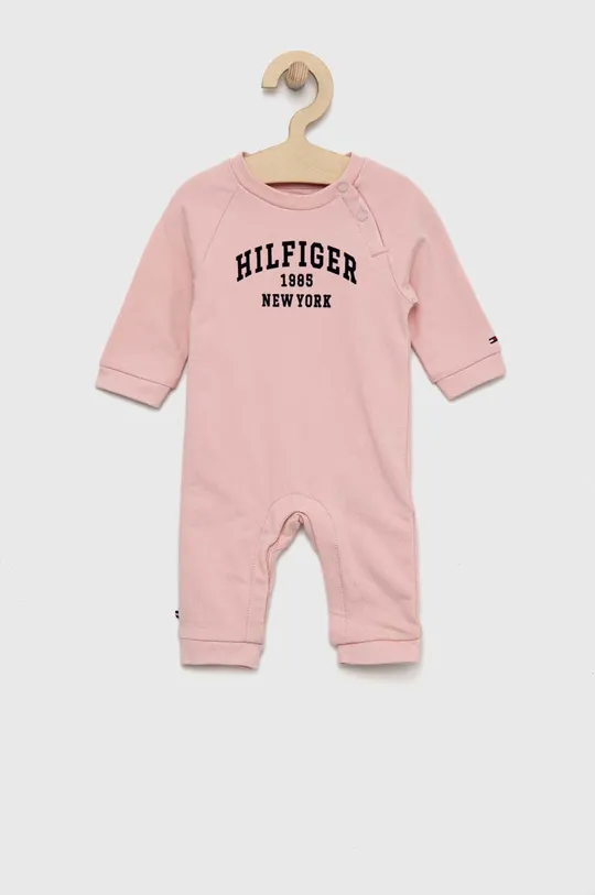 розовый Ромпер для младенцев Tommy Hilfiger Для девочек