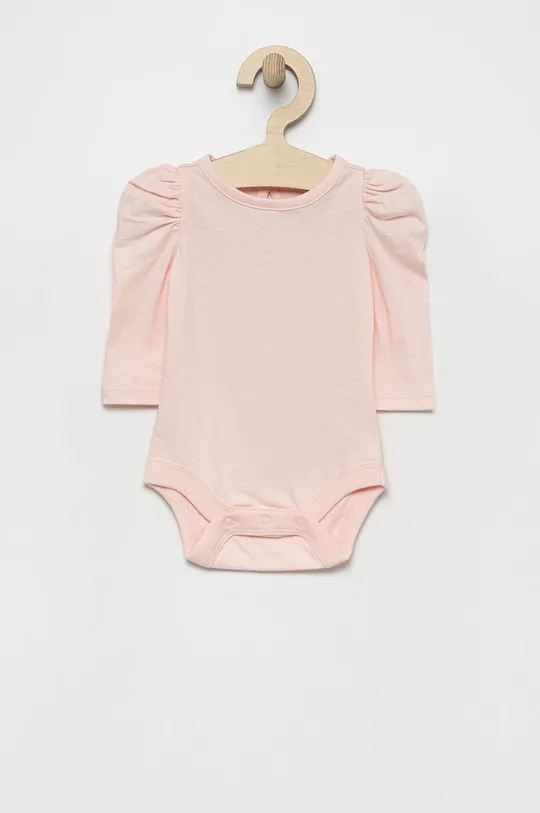 różowy GAP body bawełniane niemowlęce Dziewczęcy