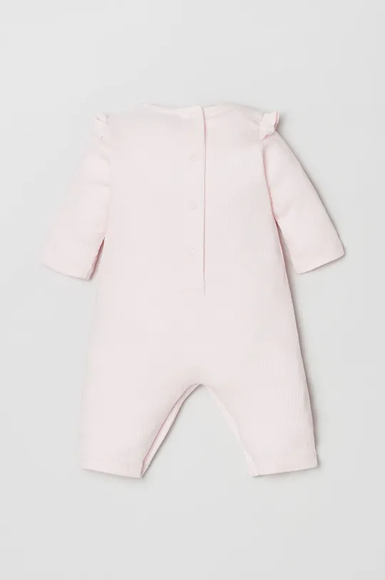 OVS Хлопковый комбинезон для младенцев розовый