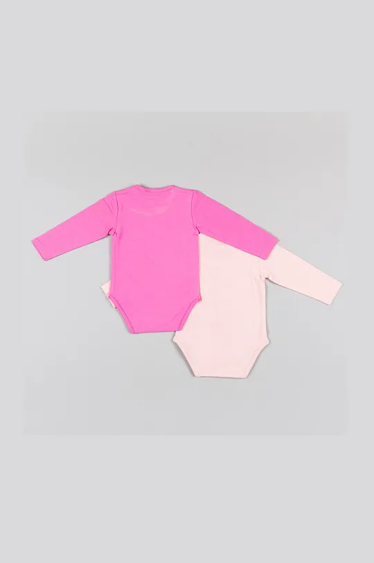 zippy Βαμβακερά φορμάκια για μωρά (2-pack) ροζ
