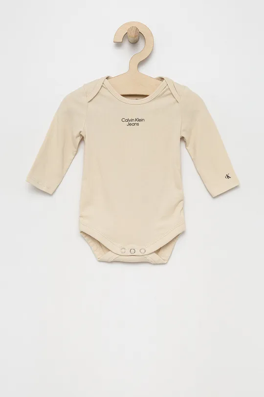Calvin Klein Jeans body niemowlęce 3-pack czarny