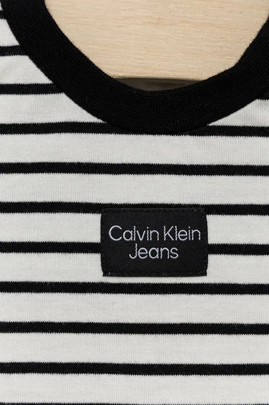 Body pre bábätká Calvin Klein Jeans  93% Bavlna, 7% Elastan