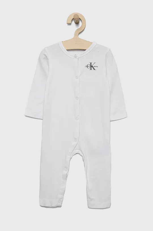 bela Calvin Klein Jeans pajac za dojenčka Otroški