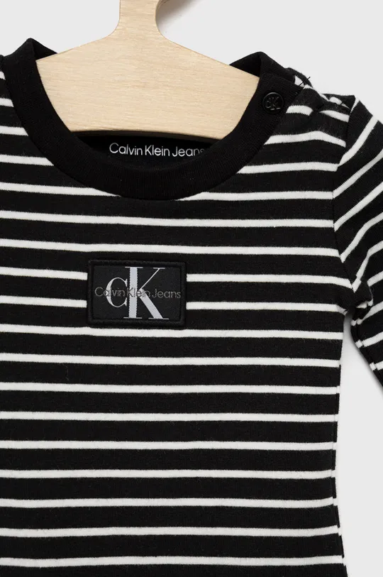 Calvin Klein Jeans Bodi za bebe  Ispuna: 93% Pamuk, 7% Elastan