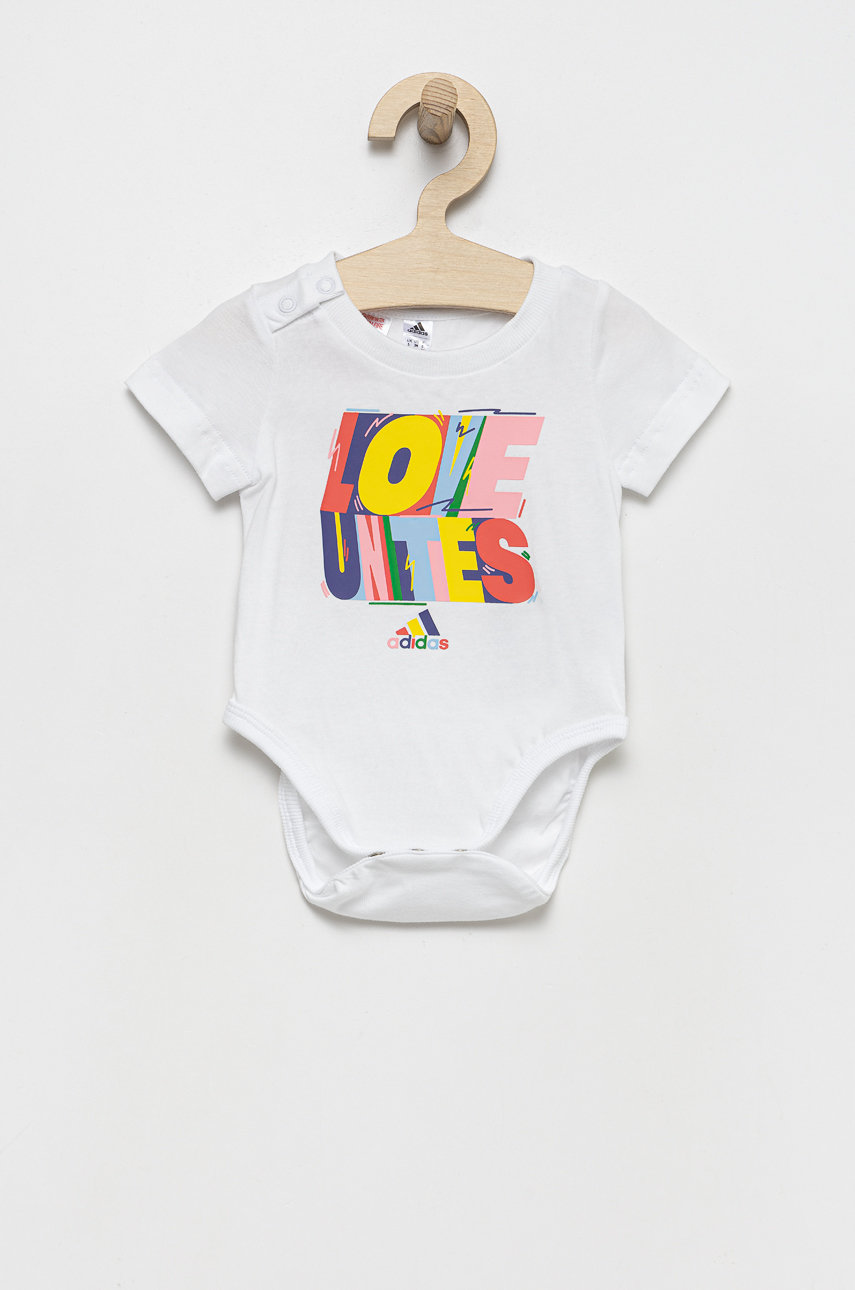 biały adidas body bawełniane niemowlęce Dziecięcy