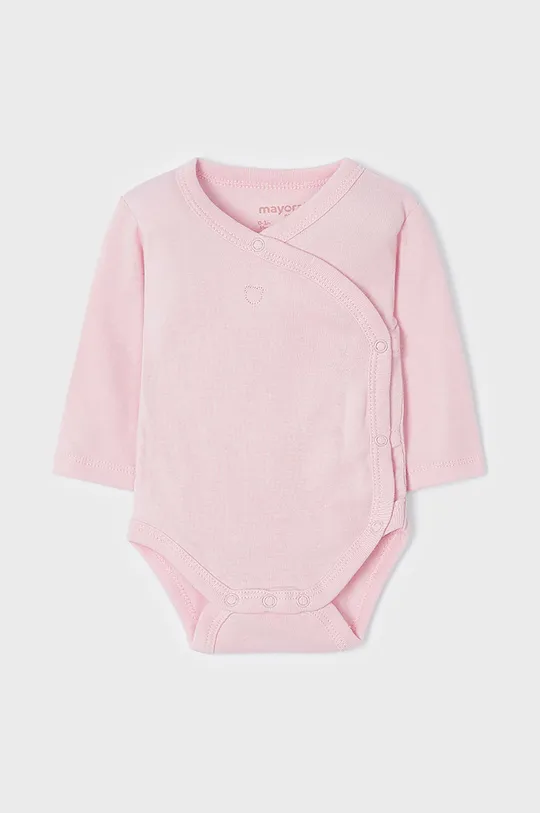 ροζ Mayoral Newborn Βαμβακερά φορμάκια για μωρά Παιδικά