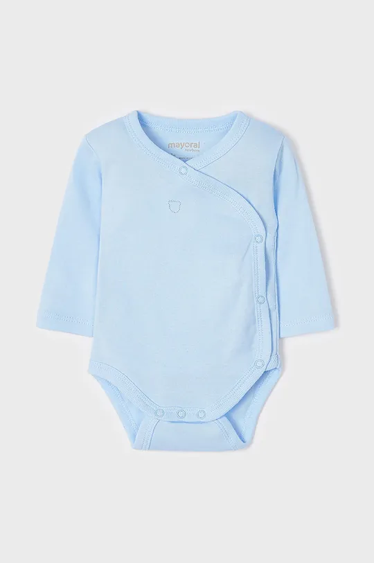 niebieski Mayoral Newborn body bawełniane niemowlęce Dziecięcy