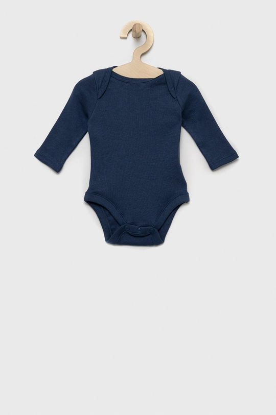 GAP bombažen body za dojenčka (3-pack) modra