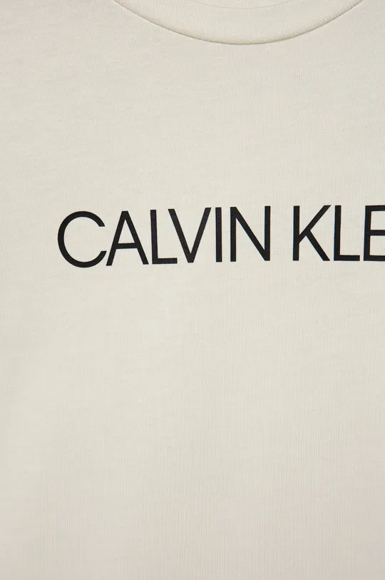 Παιδικό βαμβακερό μακρυμάνικο Calvin Klein Jeans  100% Βαμβάκι
