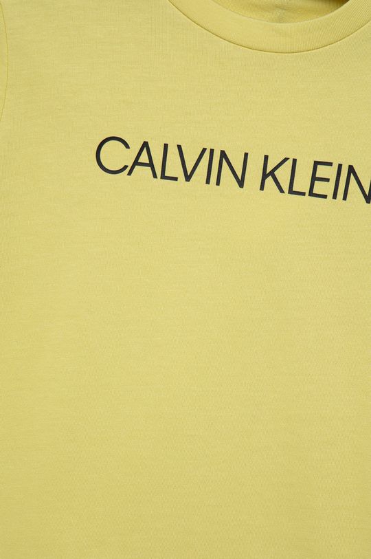 Calvin Klein Jeans longsleeve din bumbac pentru copii  100% Bumbac