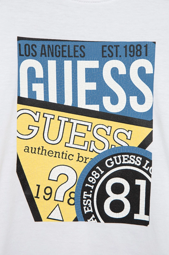 Guess longsleeve bawełniany dziecięcy 100 % Bawełna