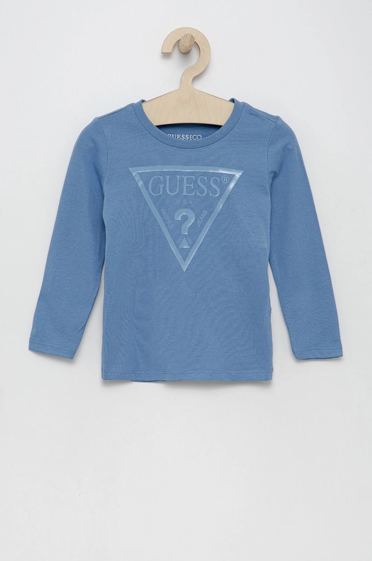 μπλε Παιδικό βαμβακερό μακρυμάνικο Guess Για αγόρια