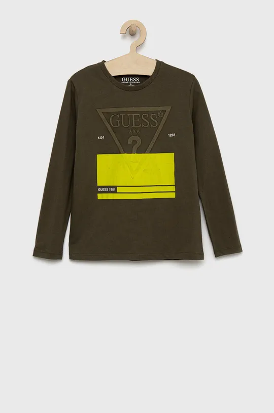 πράσινο Παιδικό βαμβακερό μακρυμάνικο Guess Για αγόρια