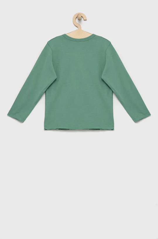 United Colors of Benetton longsleeve bawełniany dziecięcy zielony