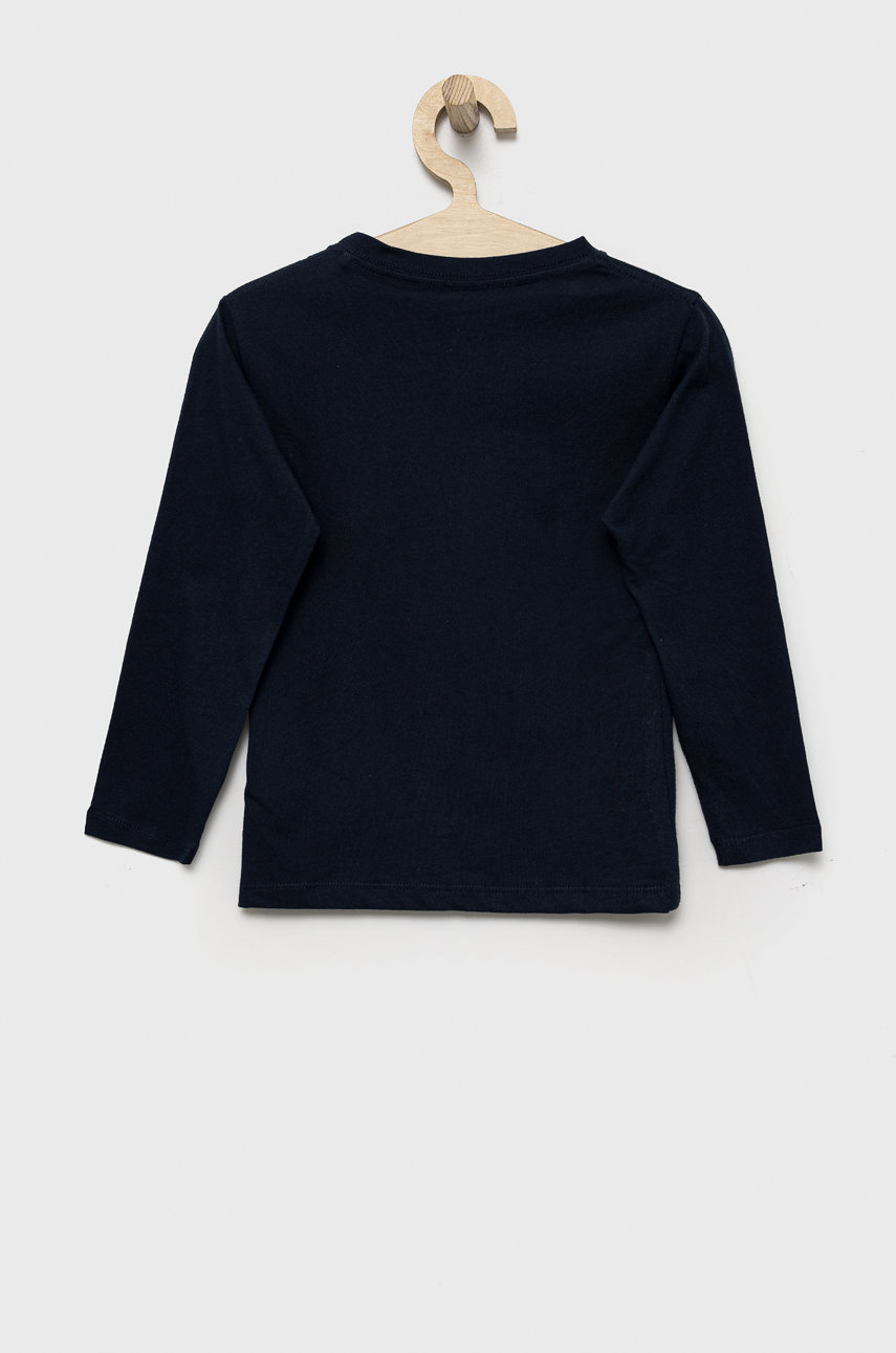 Pepe Jeans longsleeve bawełniany dziecięcy granatowy