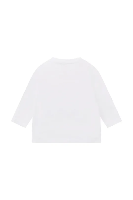 Detská bavlnená košeľa s dlhým rukávom Kenzo Kids biela