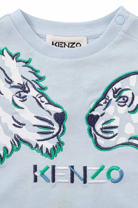 Dječja pamučna majica dugih rukava Kenzo Kids  100% Pamuk