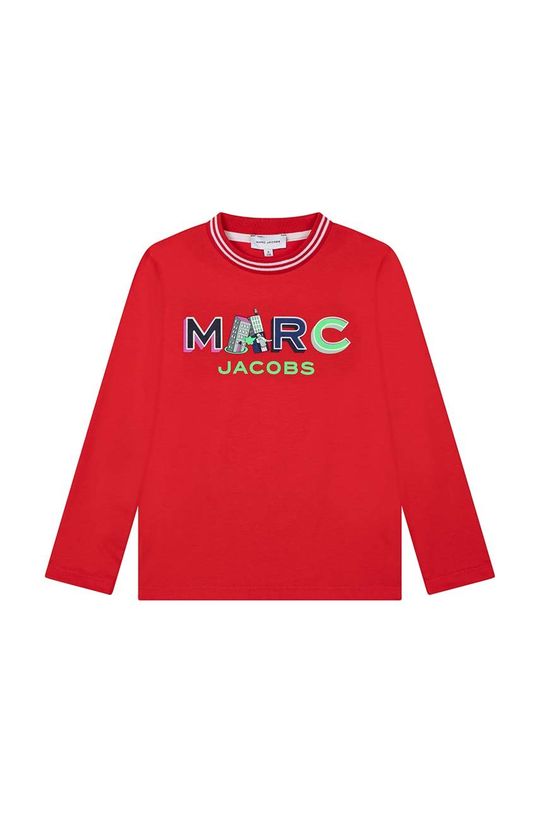 Marc Jacobs longsleeve bawełniany dziecięcy czerwony