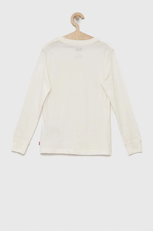 Levi's longsleeve bawełniany dziecięcy biały