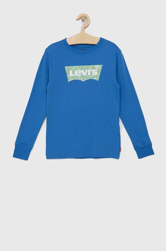 μπλε Παιδικό βαμβακερό μακρυμάνικο Levi's Για αγόρια