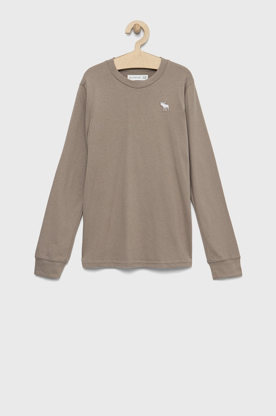 biały Abercrombie & Fitch longsleeve dziecięcy 3-pack