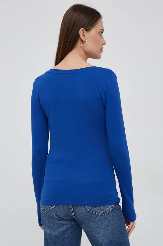 Tričko s dlhým rukávom Vero Moda modrá