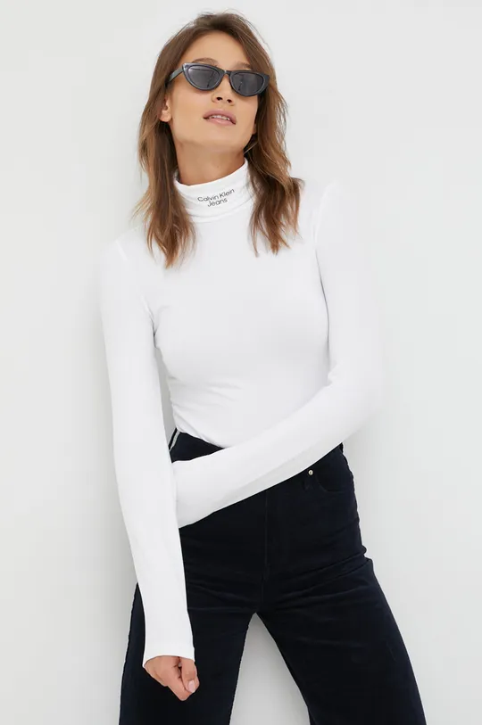 λευκό Longsleeve Calvin Klein Jeans Γυναικεία
