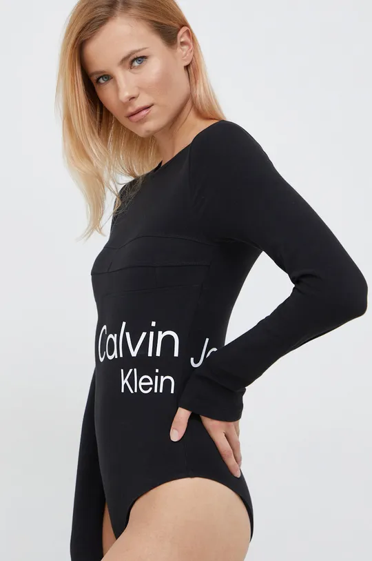 czarny Calvin Klein Jeans body J20J219130.9BYY