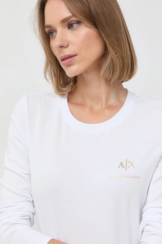 biały Armani Exchange longsleeve