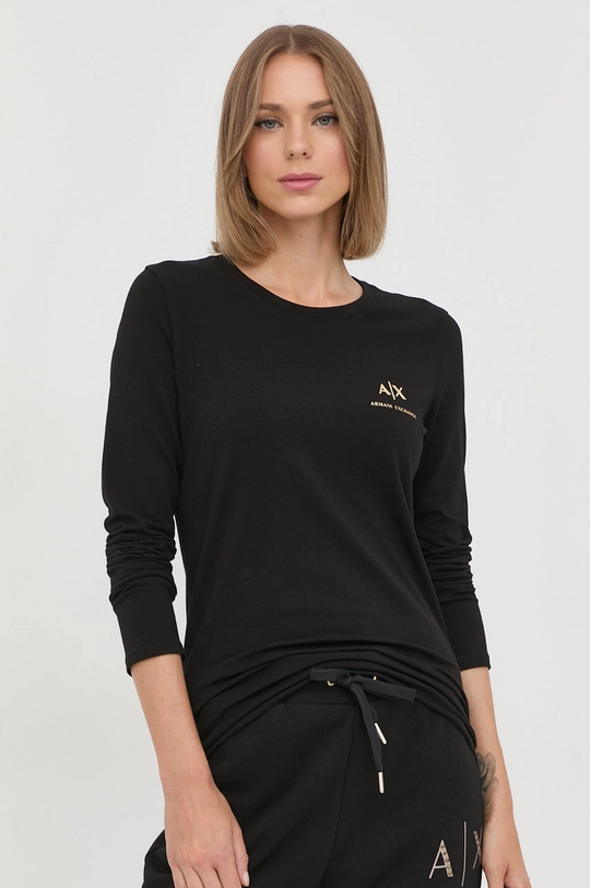 czarny Armani Exchange longsleeve