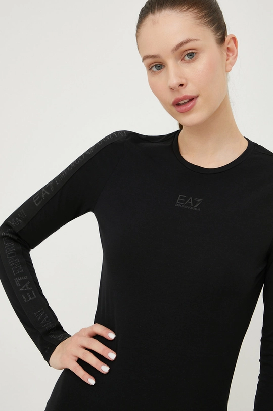 μαύρο Longsleeve EA7 Emporio Armani