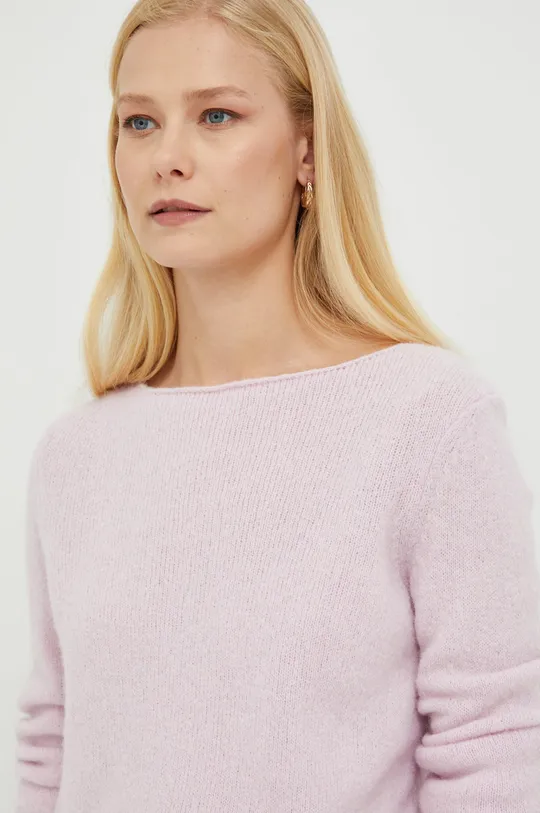 ružová Vlnený sveter BOSS
