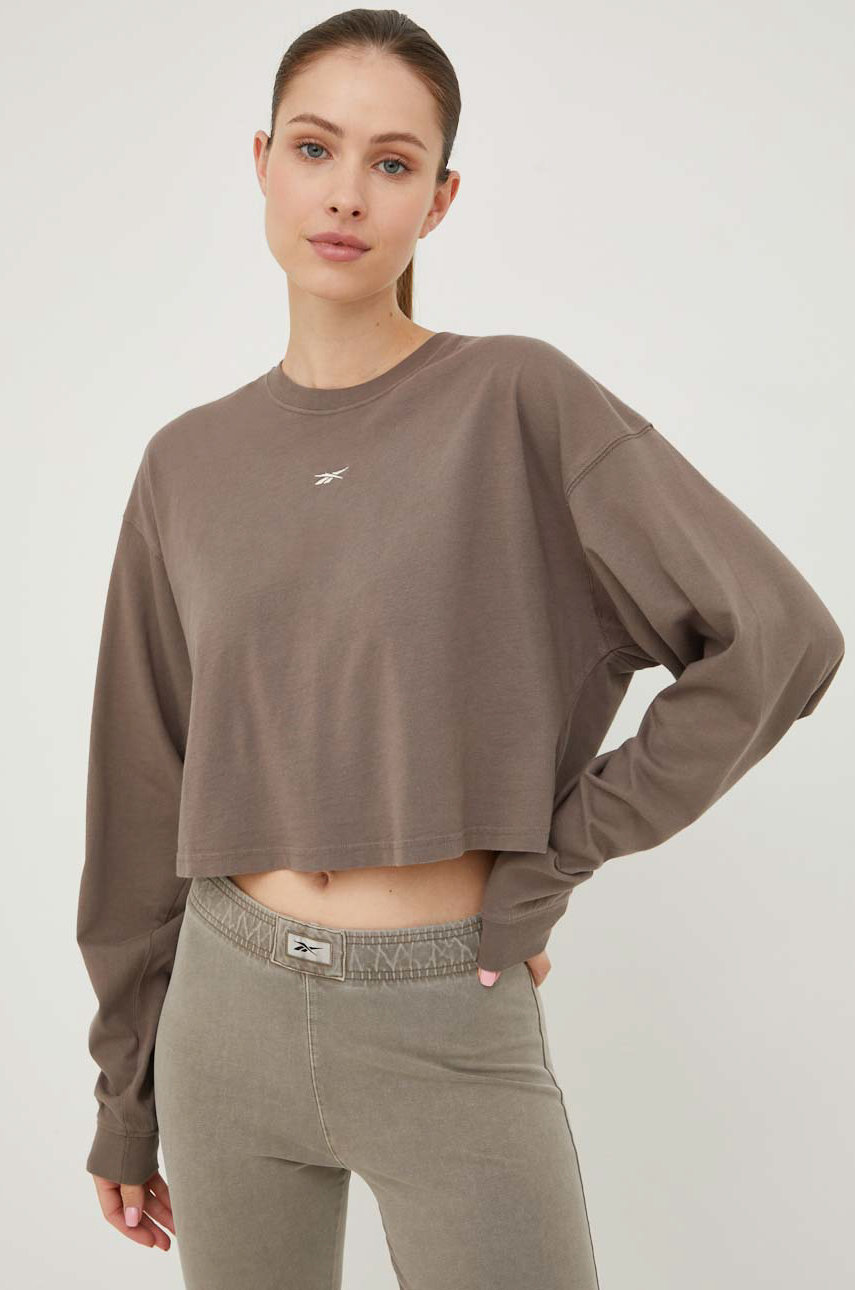 gray Reebok Classic longsleeve shirt Women’s