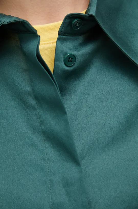 Bavlnená košeľa Drykorn zelená