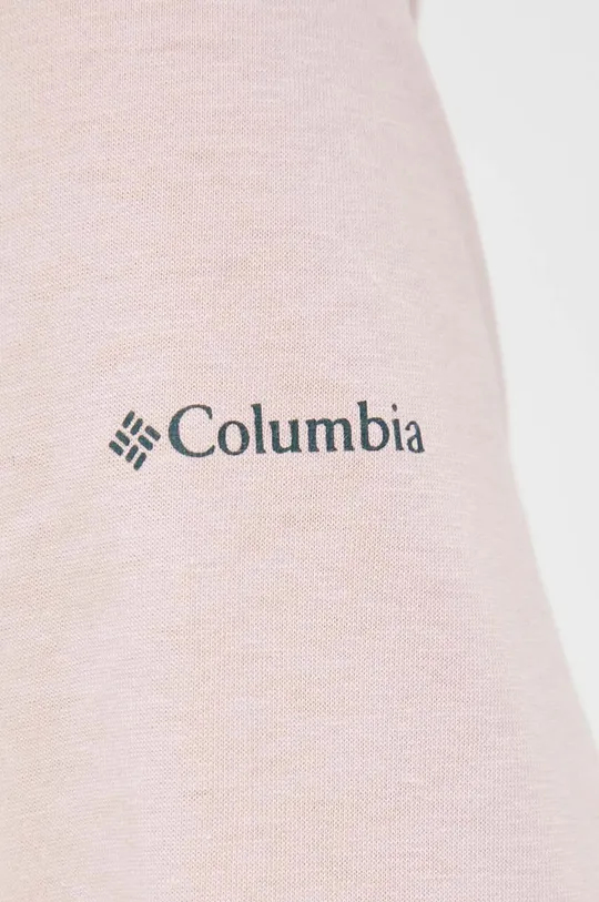 Bavlnené tričko s dlhým rukávom Columbia Dámsky