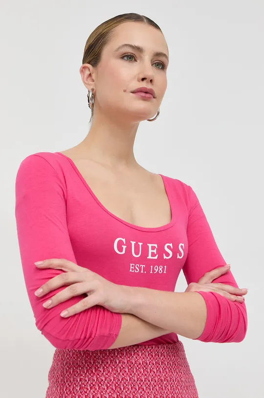 ροζ Longsleeve Guess Γυναικεία