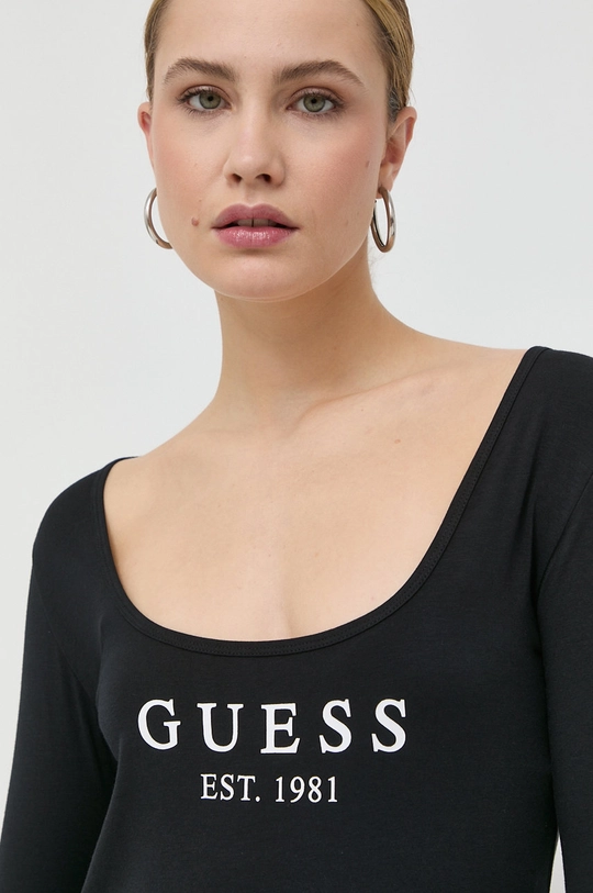 чорний Лонгслів Guess