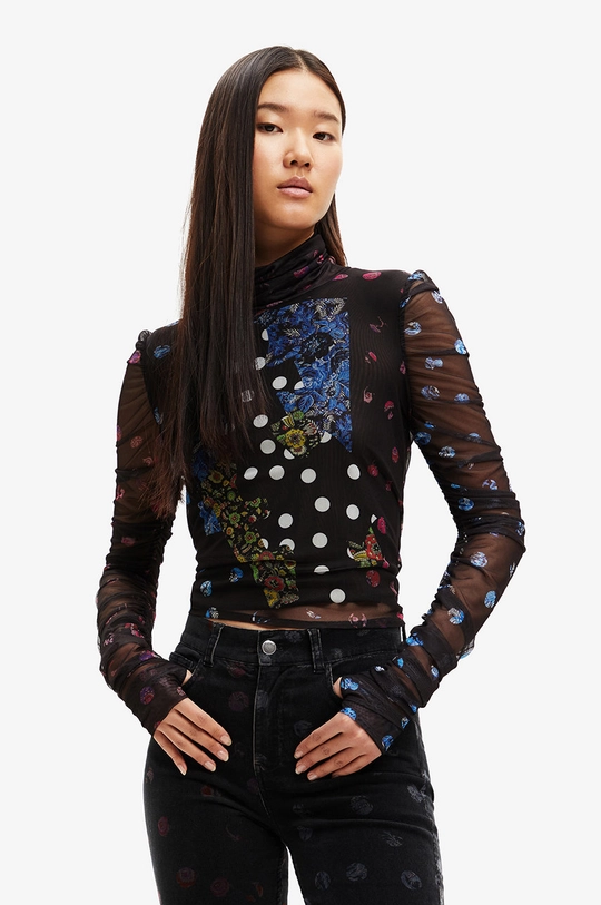 μαύρο Longsleeve Desigual Γυναικεία