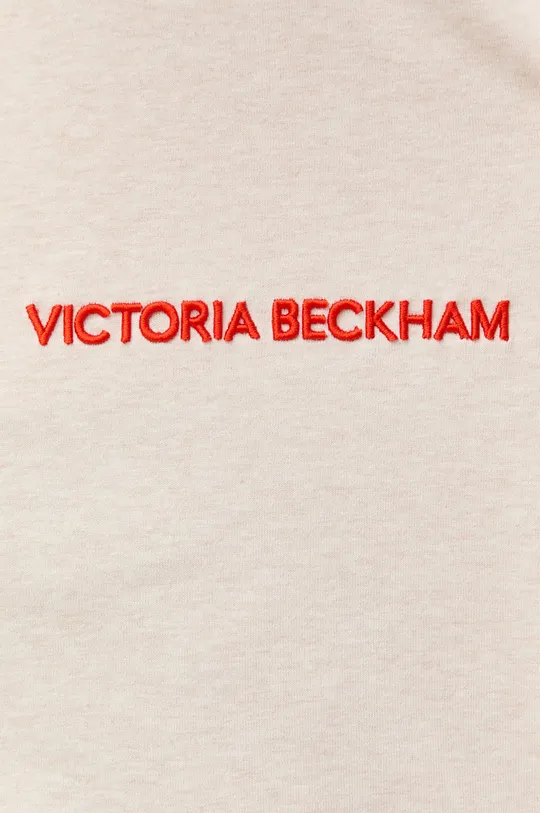 Victoria Beckham top a maniche lunghe in cotone Donna