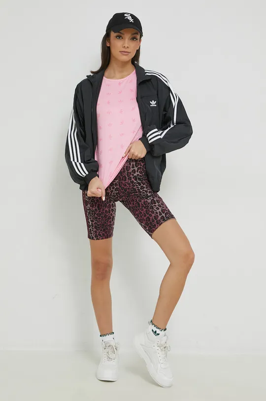 Adidas Originals hosszú ujjú rózsaszín