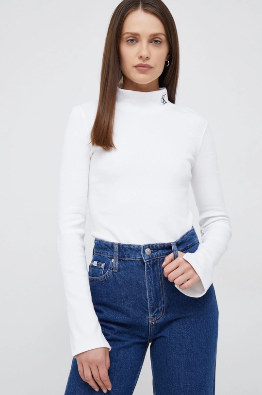 μπεζ Longsleeve Calvin Klein Jeans