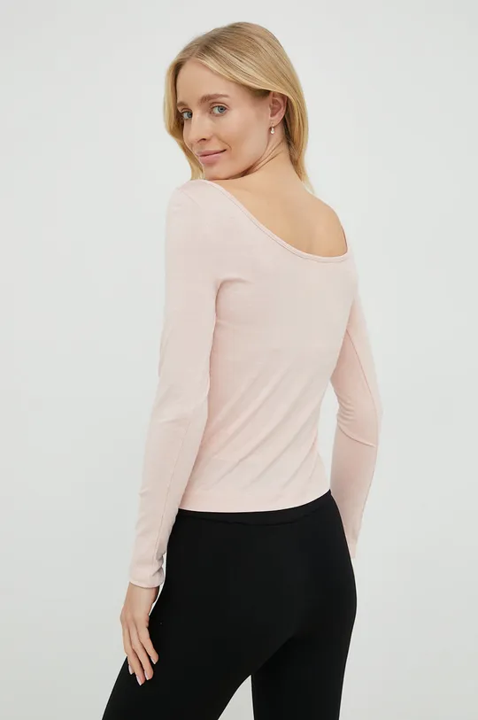 Πουκάμισο μακρυμάνικο πιτζάμας Calvin Klein Underwear ροζ