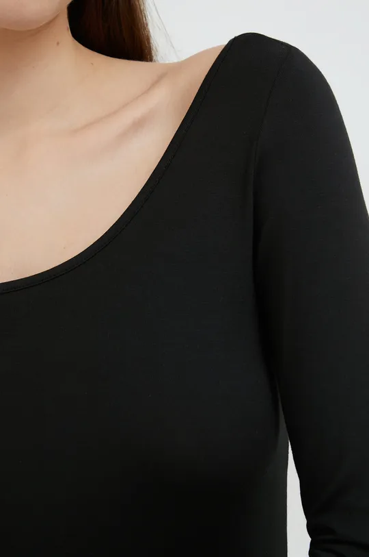 μαύρο Πουκάμισο μακρυμάνικο πιτζάμας Calvin Klein Underwear